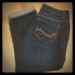 9 West Dark Blue Cropped | Size 8/29 Vintage Boho